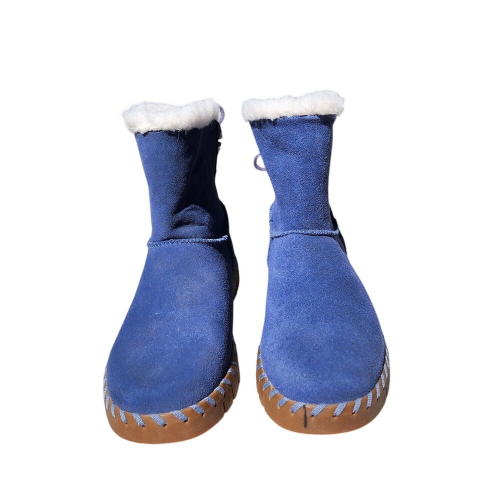 MUK LUKS Flexi Albany Suede Shearling Winter Boots 6 - Picture 4 of 11